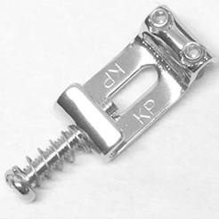 Klein Vintage Steel Strat Saddles 10.5mm Set (6)