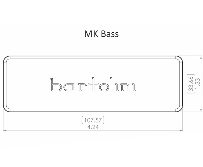 Bartolini MK5CBC-B MK5 Soapbar Humbucker – 5-String Neck - Image 2