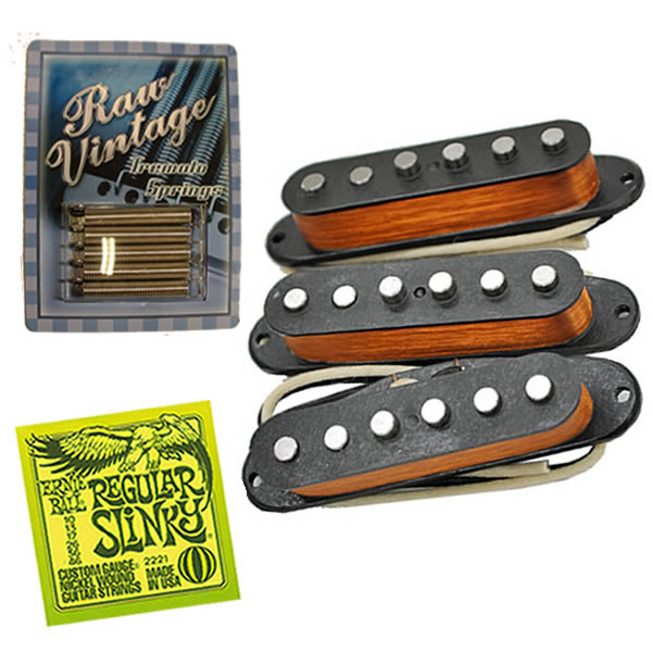 Raw Vintage RVTS-1 50's Pickup Set + Springs & Strings Bundle