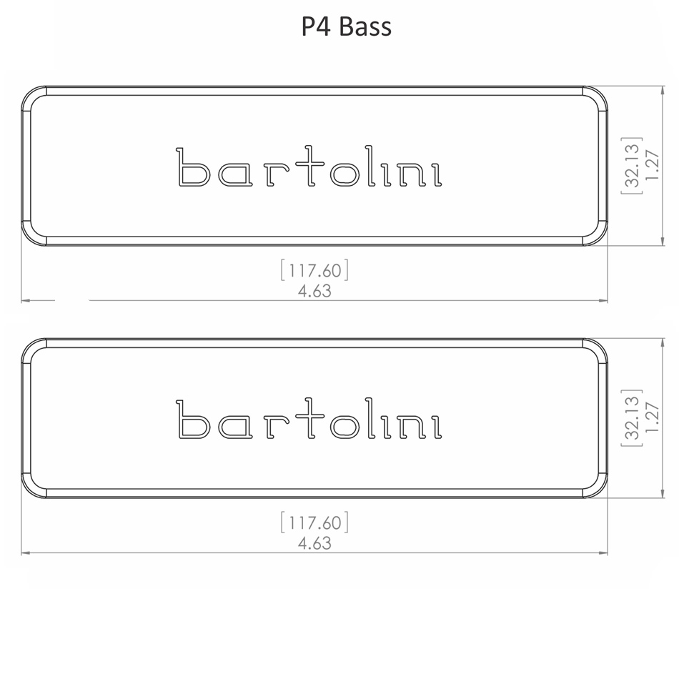 Bartolini P46CBC Classic Bass Set – 6-String Neck/Bridge - Image 2