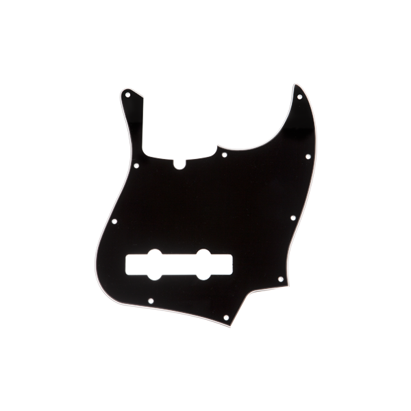 Fender 5-String Jazz Bass® Pickguard, 10-Hole, Black 3-Ply