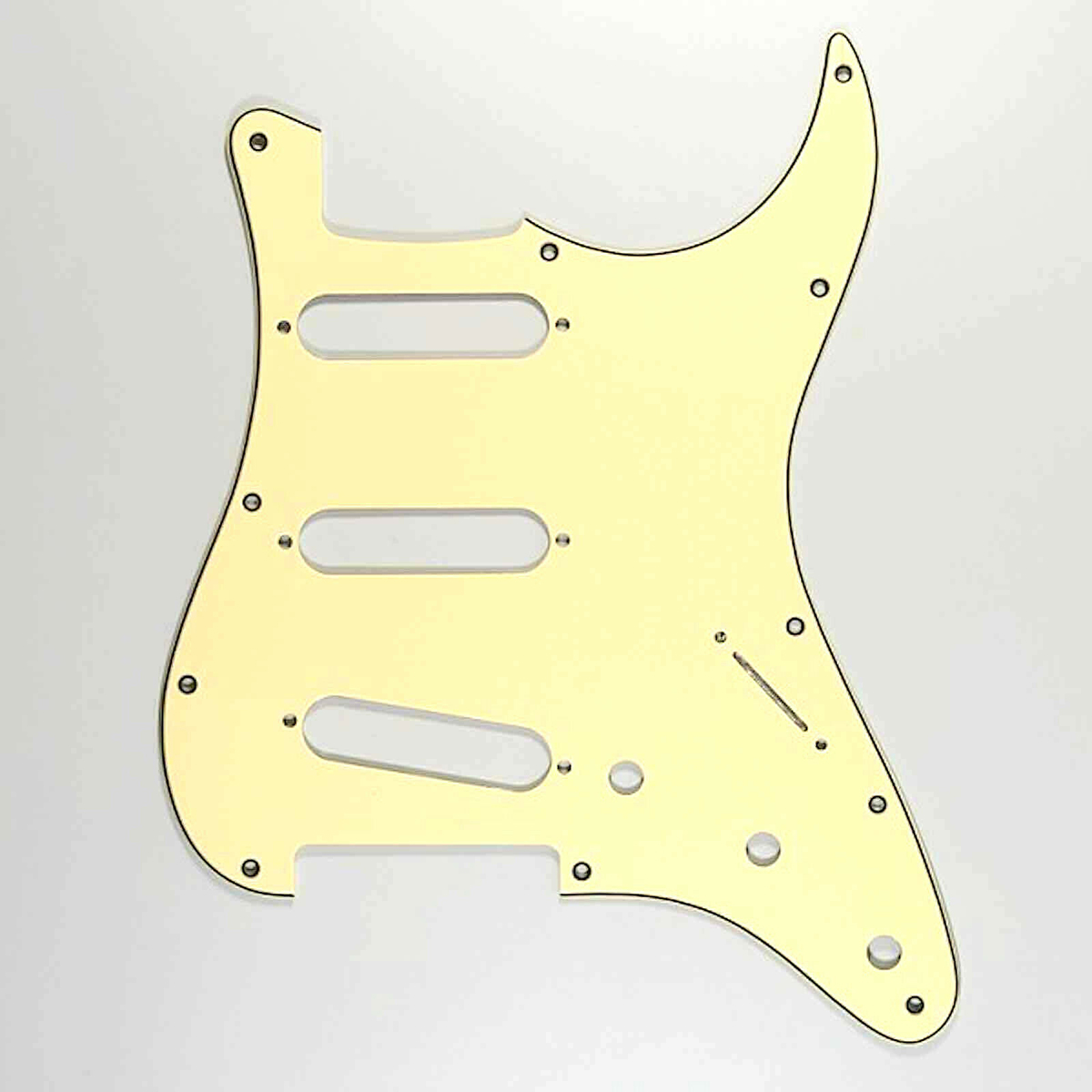 Stratocaster Pickguard US 11-Hole Vintage Cream 3-Ply