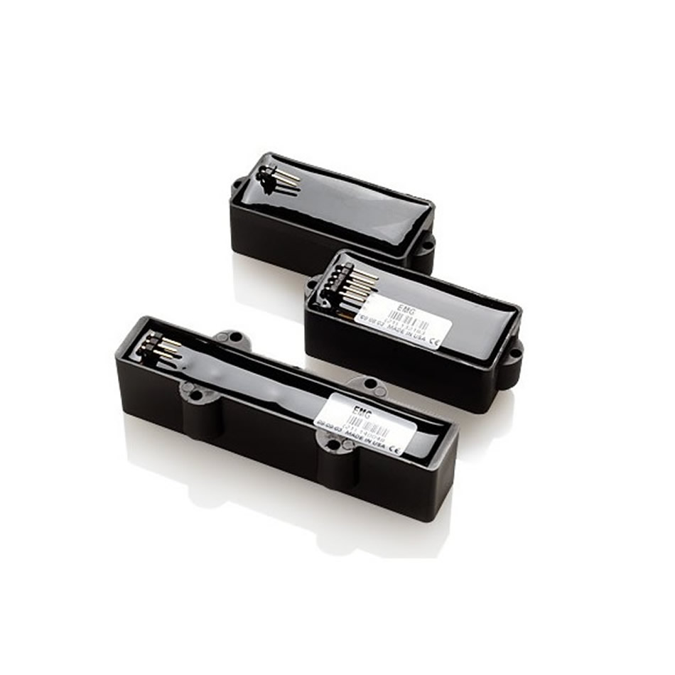EMG PJ Active Bass Pickup Set - Black - Image 4