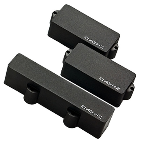 EMG PJ-HZ Precision Jazz Bass Pickup Set + Fender Polish