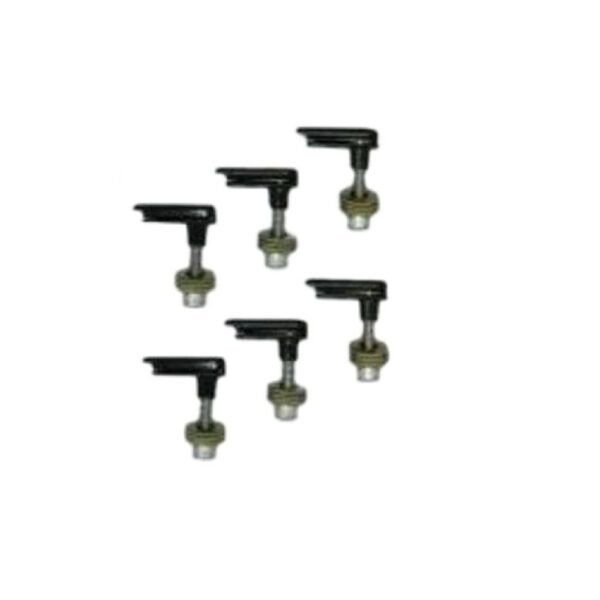 Power Pins 6-String Bridge Pin Upgrade – Black Chrome