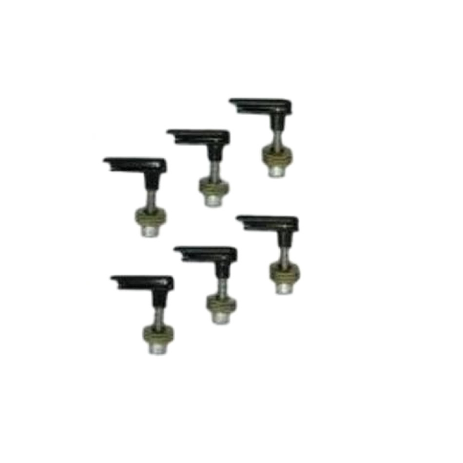 Power Pins 6-String Bridge Pin Upgrade – Black Chrome