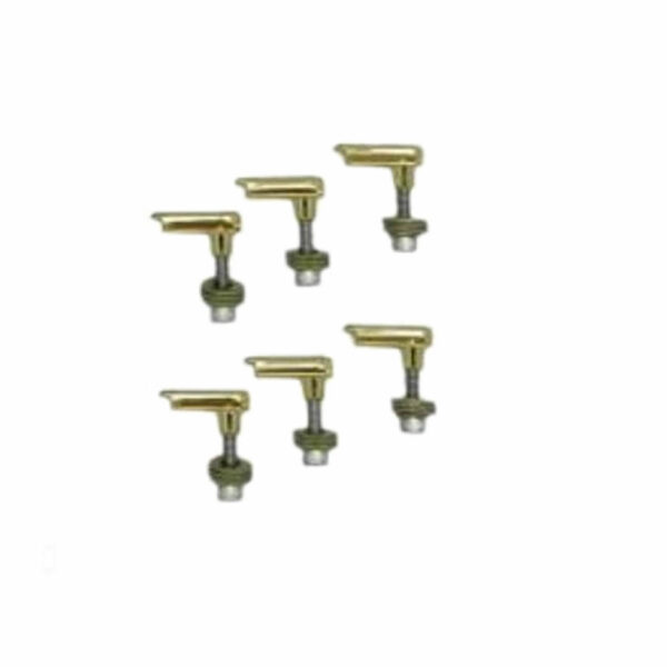 Power Pins 6-String Bridge Pin System – Gold