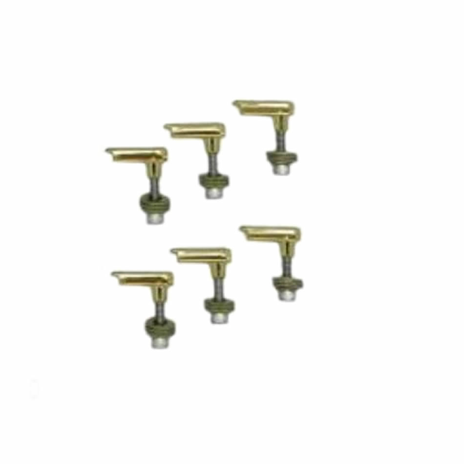 Power Pins 6-String Bridge Pin System – Gold