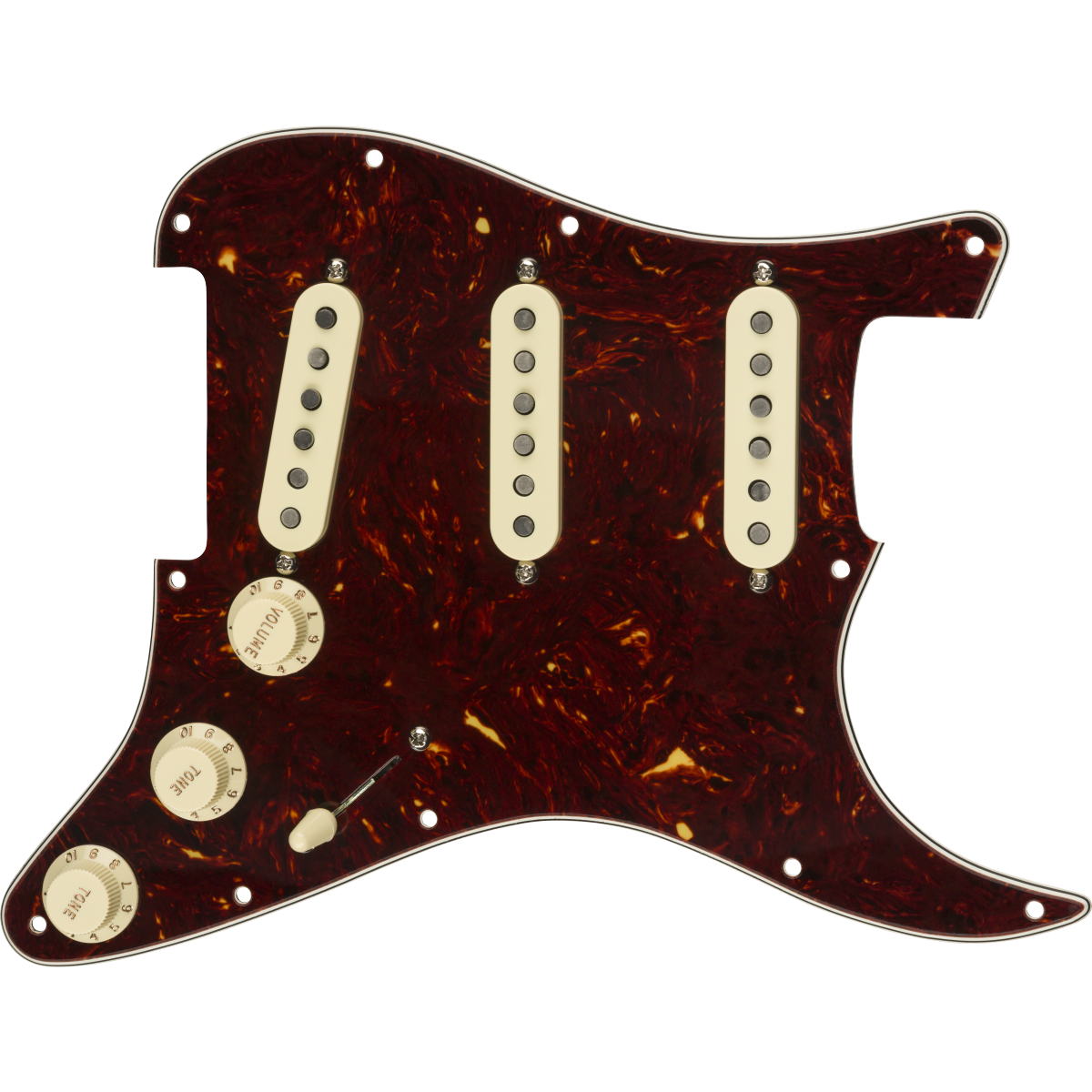Fender Custom Shop Texas Special SSS Pre-Wired Pickguard, Tortoise - Image 3