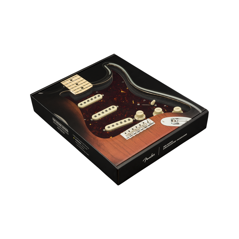 Fender Custom Shop Texas Special SSS Pre-Wired Pickguard, Tortoise