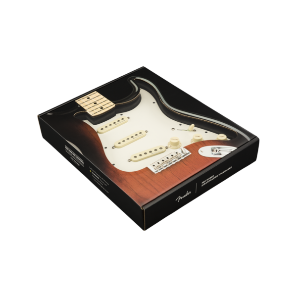 Fender Pre-Wired Strat Pickguard – Hot Noiseless SSS, Parchment