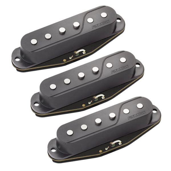 Fishman Fluence Multivoice Single Width Pickups - Black Set of 3