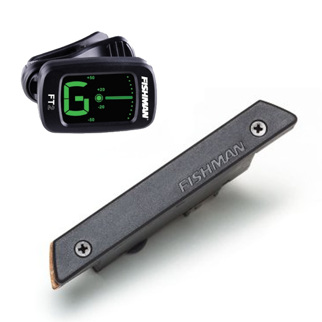 Fishman Rare Earth Humbucker Pickup + FT-2 Tuner Bundle