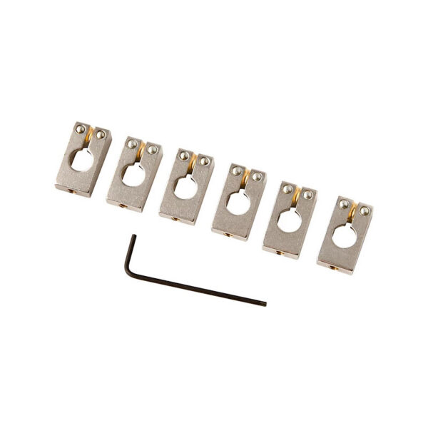 PRS Machined Tremolo Saddles, Set of 6 - Nickel