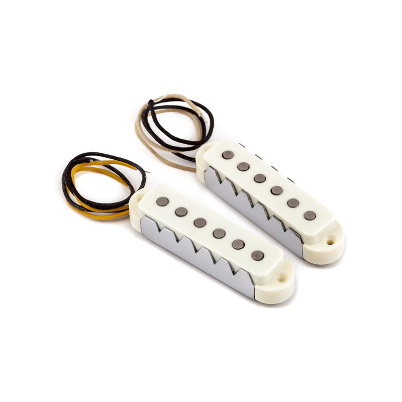 Fender Pure Vintage '65 Jaguar Pickup Set (2) - Vintage White - Image 2