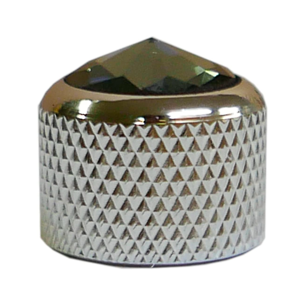 Q-Parts Dome Knob – Black Crystal / Chrome (KCD-0086) - Image 4