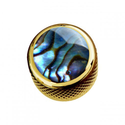 Q-Parts Dome Knob - Natural Abalone Shell on Gold (KGD-0006)