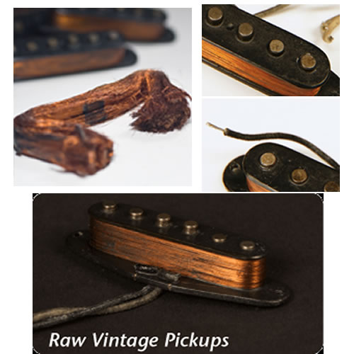 Raw Vintage RVTS-1 50's Aged Strat Set + Trem Spring & Strings - Image 3