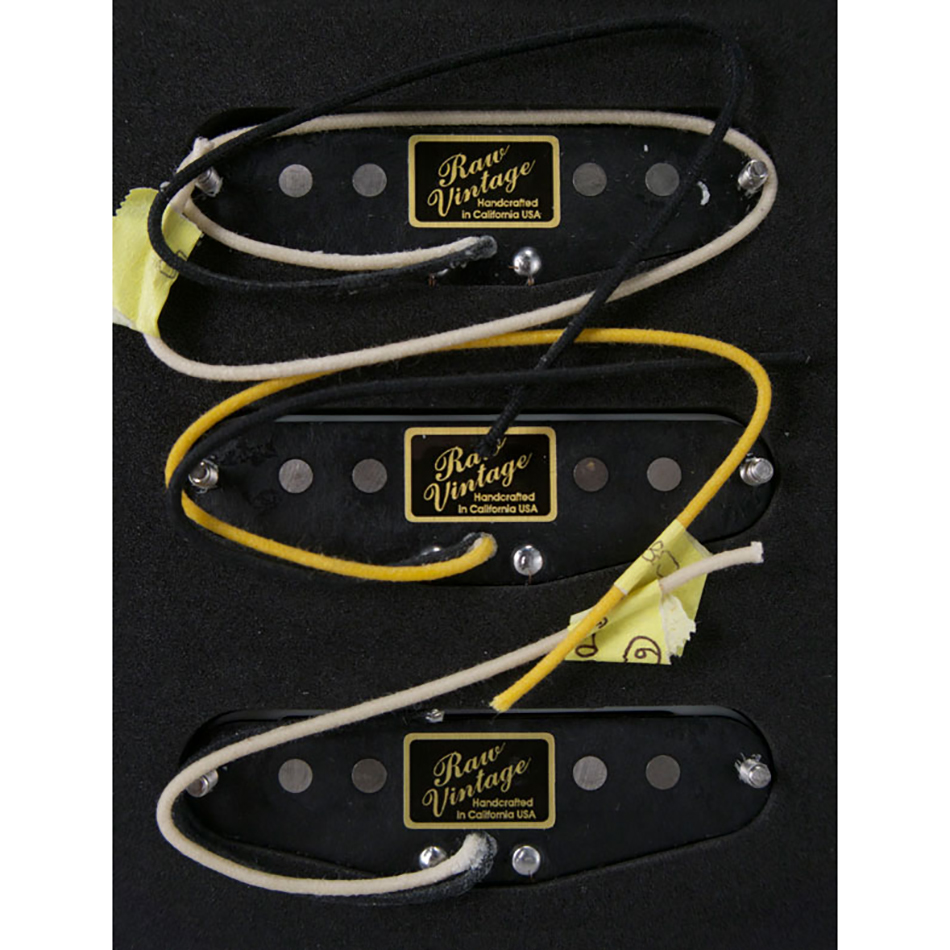 Raw Vintage RV-60 Single Coil Pickup Set - Aged White - Image 2