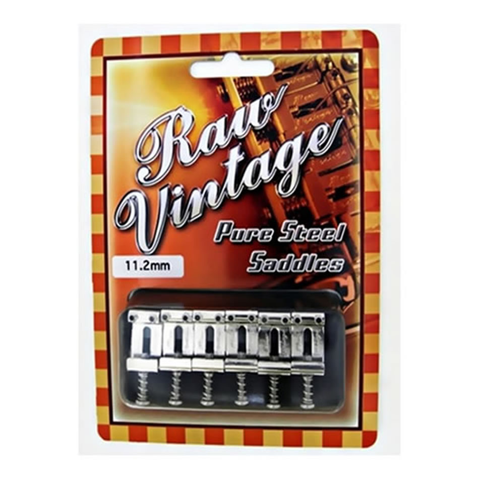 RAW VINTAGE RVS-112 Pure Steel Saddles (Set of 6)