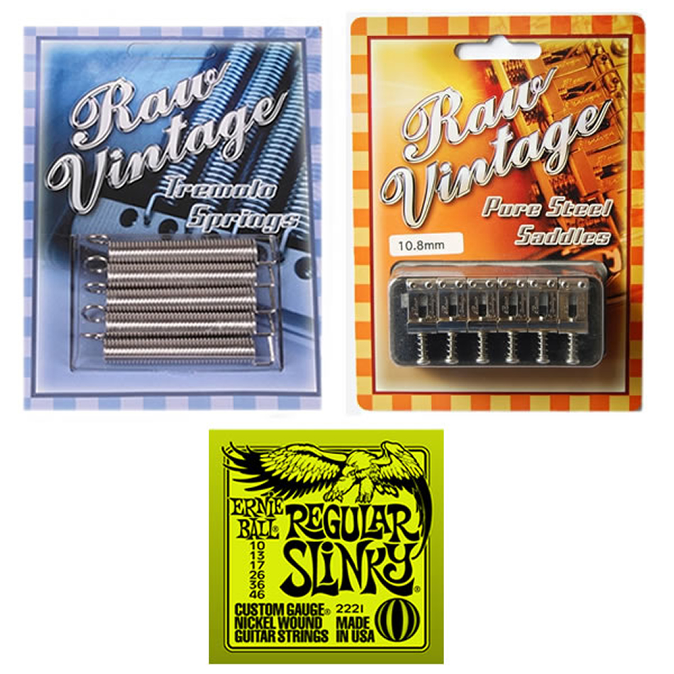 RAW VINTAGE RVTS-1 & RVS-108 Bundle w/ Ernie Ball Strings