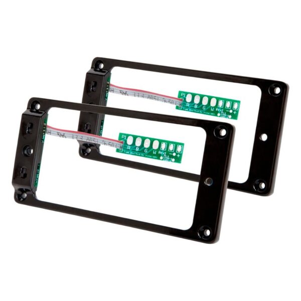 Seymour Duncan Triple Shot Ring Set - Black, Flat Bottom