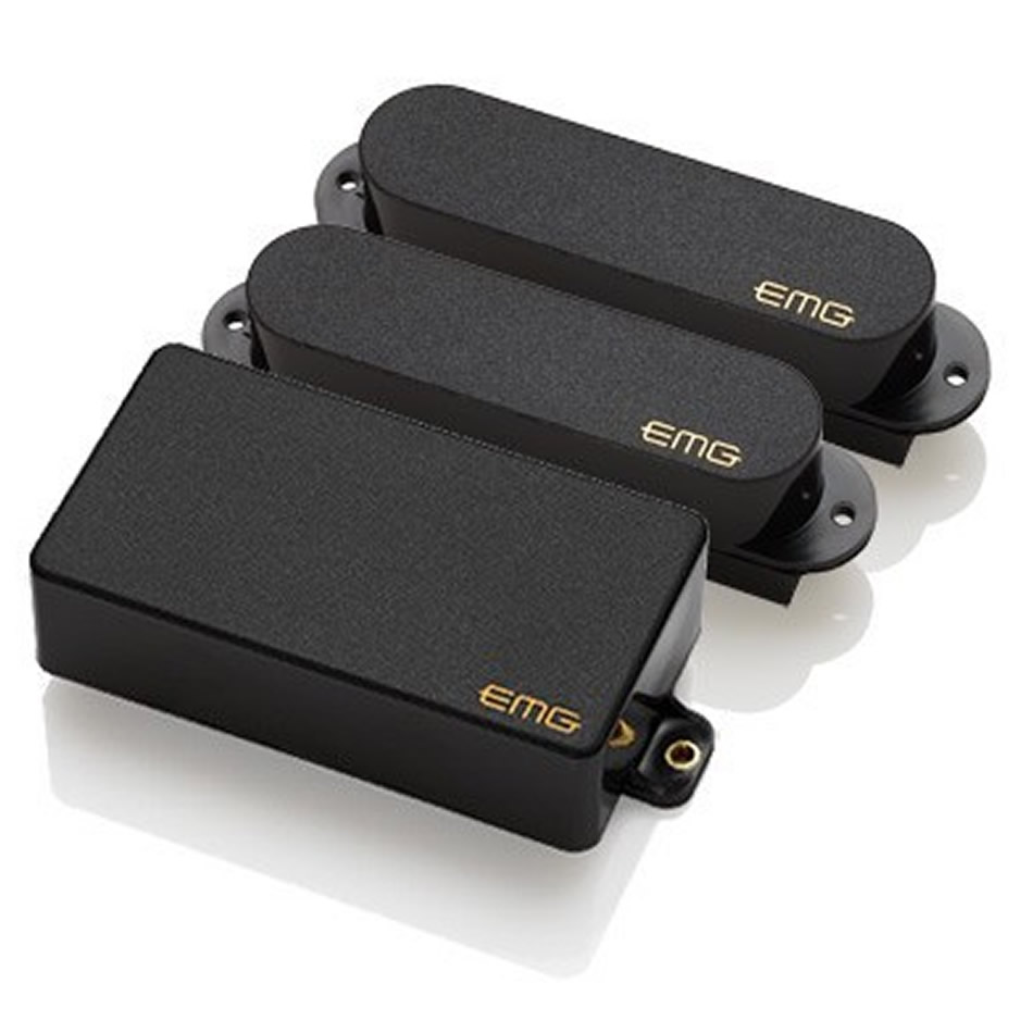 EMG SA/SA/89 HSS Active Pickup Set – Black