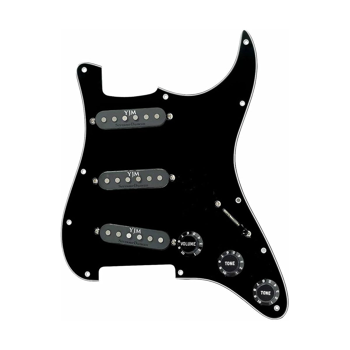 Seymour Duncan YJM Fury Prewired Black Pickguard Set