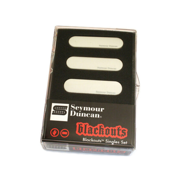 Seymour Duncan AS-1S Blackouts Hot Strat Set - White