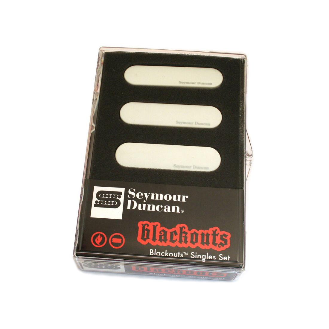 Seymour Duncan AS-1S Blackouts Hot Strat Set - White