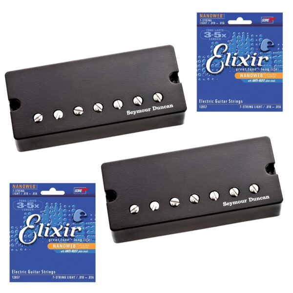Seymour Duncan Nazgul/Sentient 7-String Set + 2 Elixir Sets