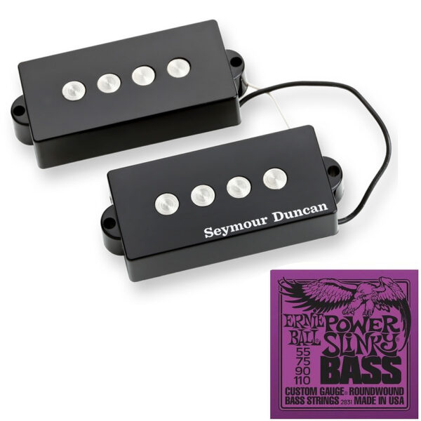 Seymour Duncan Quarter Pound P-Bass + Power Slinky Strings