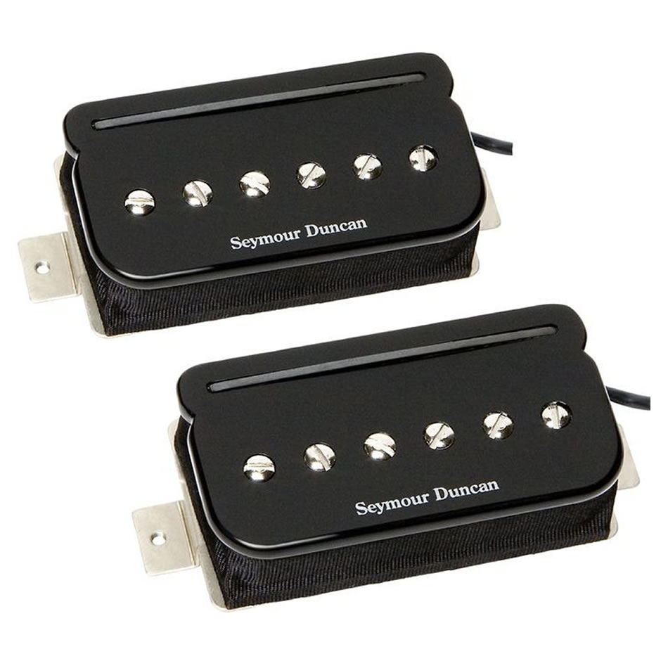 Seymour Duncan SHPR-1s P-Rails Set - Neck & Bridge, Black