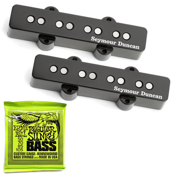 Seymour Duncan SJB-2 Hot Jazz Bass Set + Free Strings