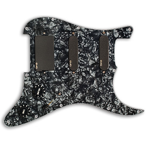 EMG SL20 Steve Lukather Pre-Wired Pickguard Set, Black Pearl - Image 2