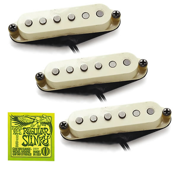 Seymour Duncan Antiquity Texas Hot Strat Set + Free Strings