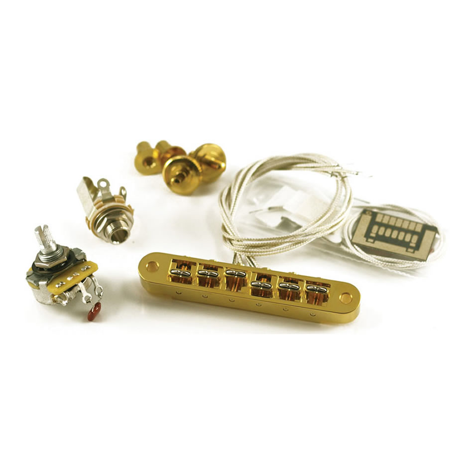 LR Baggs/Seymour Duncan T-Bridge - Black Tune-O-Matic Piezo Bridge