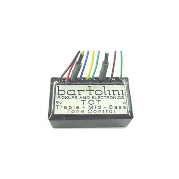Bartolini TCT 3-Band Preamp with 300Hz Mid Cut