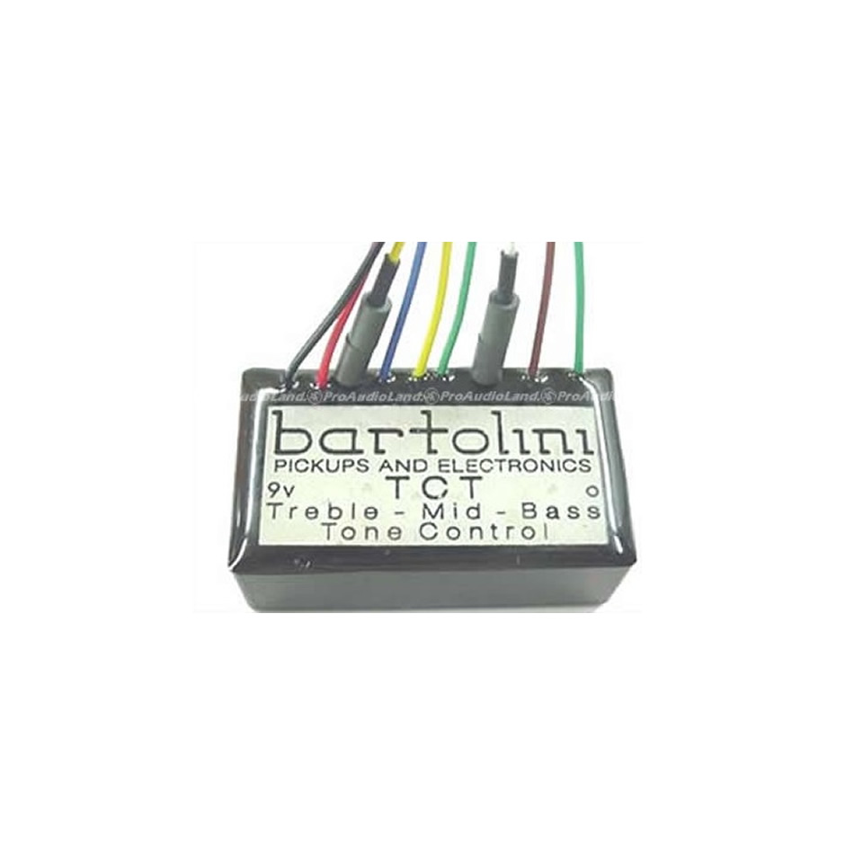 Bartolini TCT 3-Band Preamp with 300Hz Mid Cut