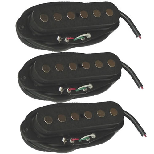 Tom Anderson SA1/SA2R/SA2+ Single Coil Set - Black