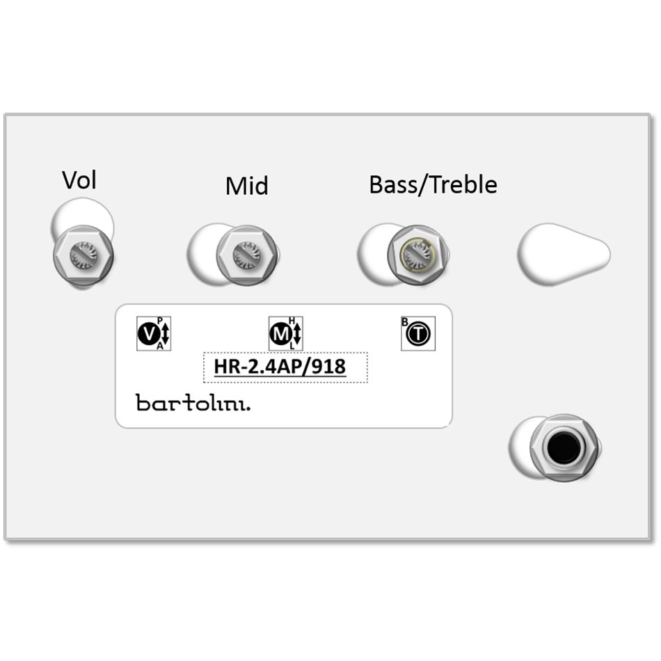 Bartolini HR2.4AP/918 Pre-Wired 3-Band EQ Harness - Image 2