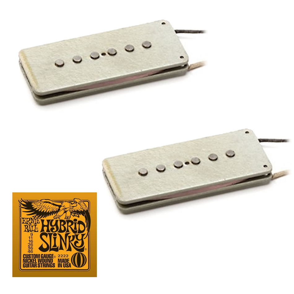 Seymour Duncan Antiquity II Jazzmaster Set + EB2222 Strings