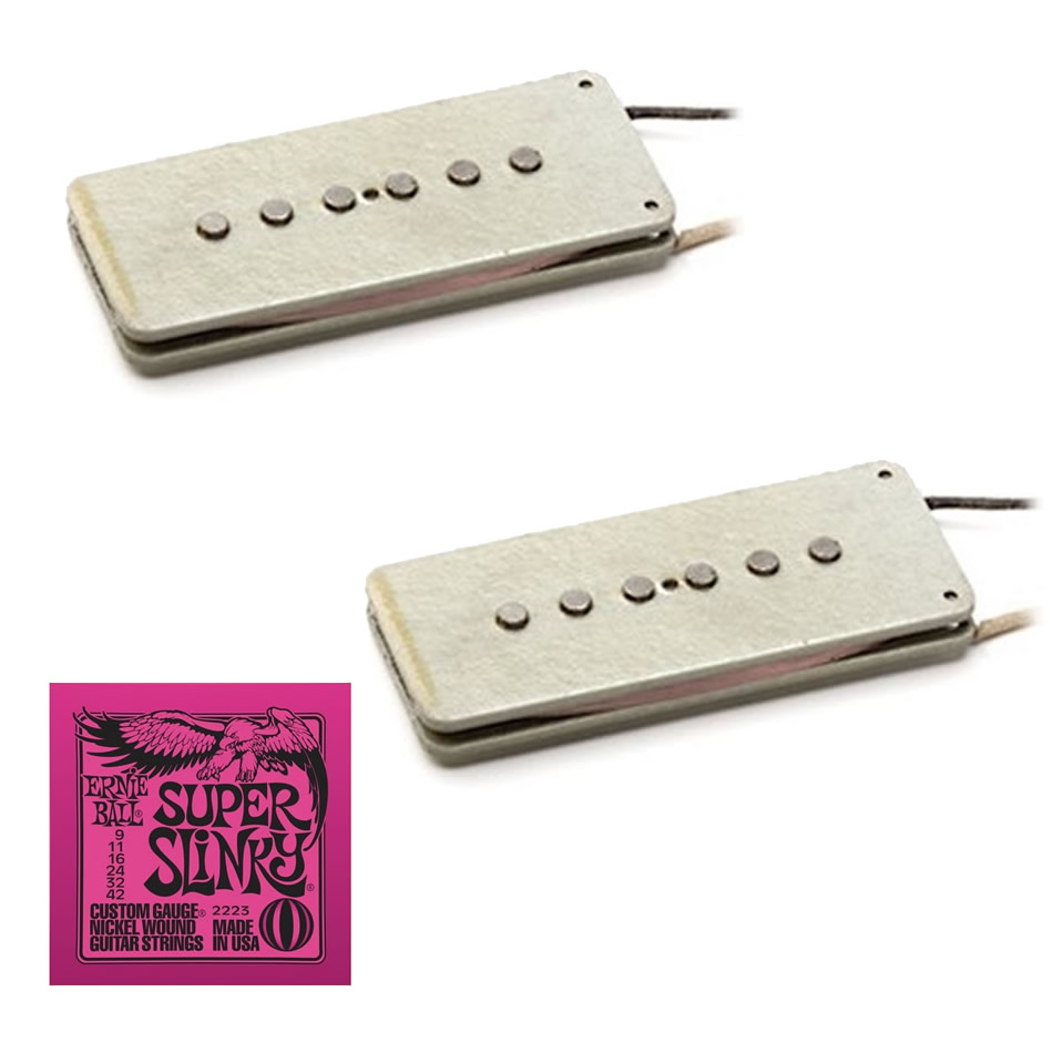 Seymour Duncan Antiquity II Jazzmaster Set w/ EB2223 Strings