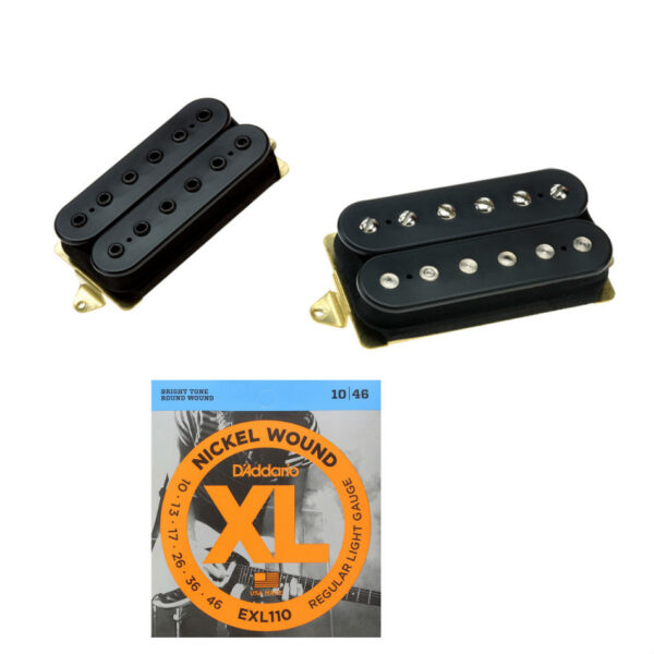 DiMarzio PAF Pro / Norton Humbucker Set, Black (F-Spaced)