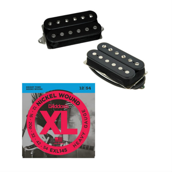 DiMarzio PAF 36th Anniversary Set, Black + EXL145s