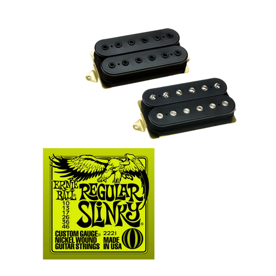 DiMarzio PAF Pro/Tone Zone Humbucker Set + Slinkies