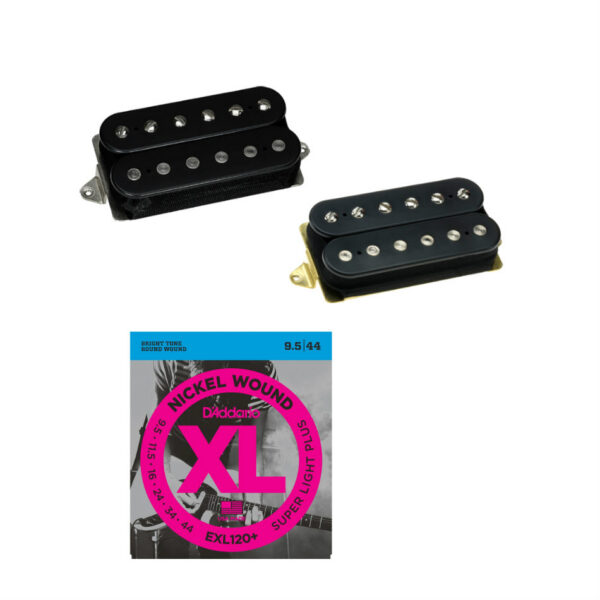 DiMarzio DP103BK 36th PAF Neck & DP160FBK Norton (F-Spaced) Bridge Set
