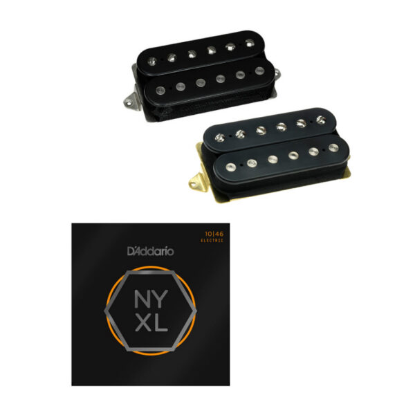 DiMarzio PAF 36th Anniversary Neck & Norton Bridge Set, Black