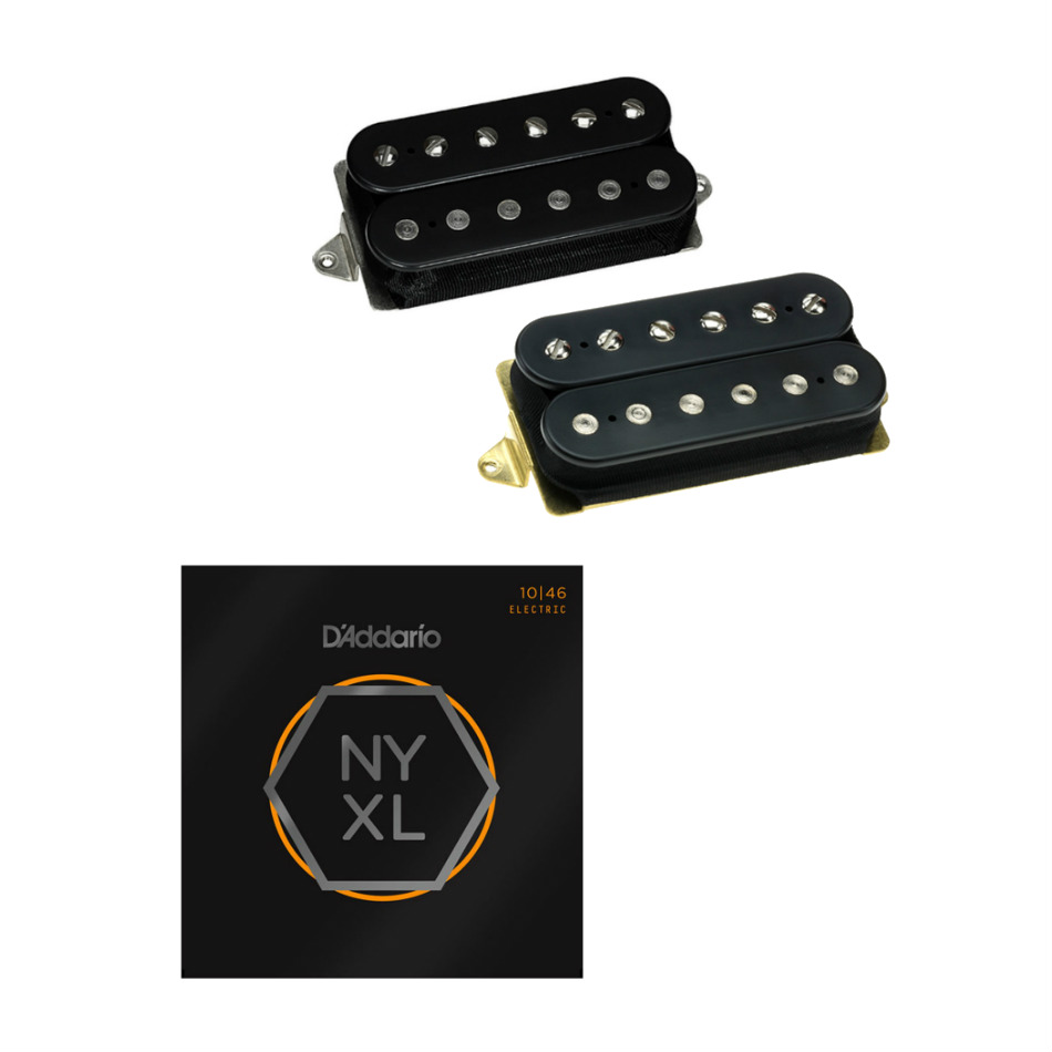 DiMarzio PAF 36th Anniversary Neck & Norton Bridge Set, Black
