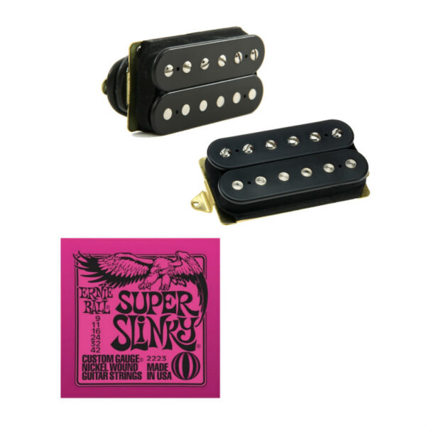 DiMarzio Air Norton/Norton (F-Spaced) Set + EB Slinky Strings